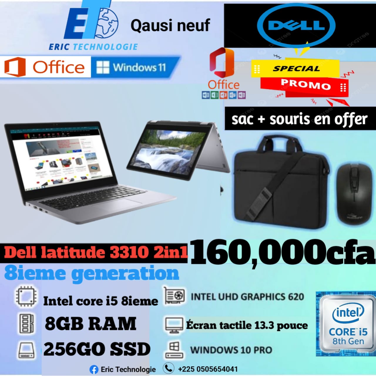 DELL LATITUDE 3310 2 IN 1